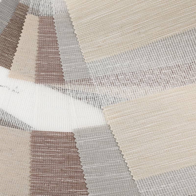 GD13 Doppellagiger halbverdunkelnder Zebra-Rollostoff mit großem Dimmbereich