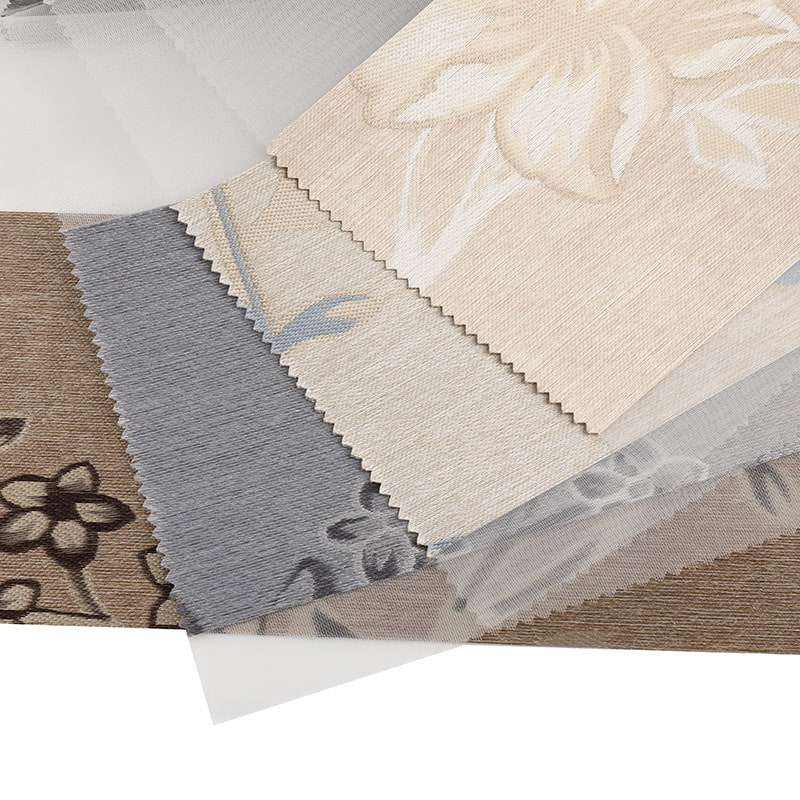 YX019 Mellow Color Sonnenschutz-Jacquard-Zebra-Rollostoff