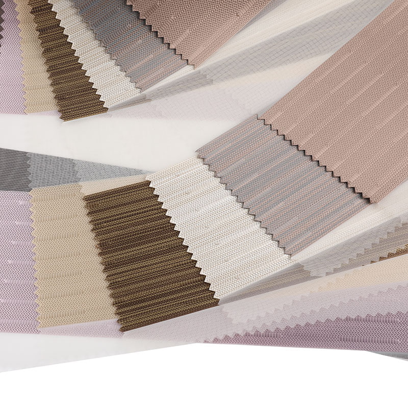 F065 Verstellbares halbverdunkelndes Zebra-Rollo für den Innenbereich im Büro