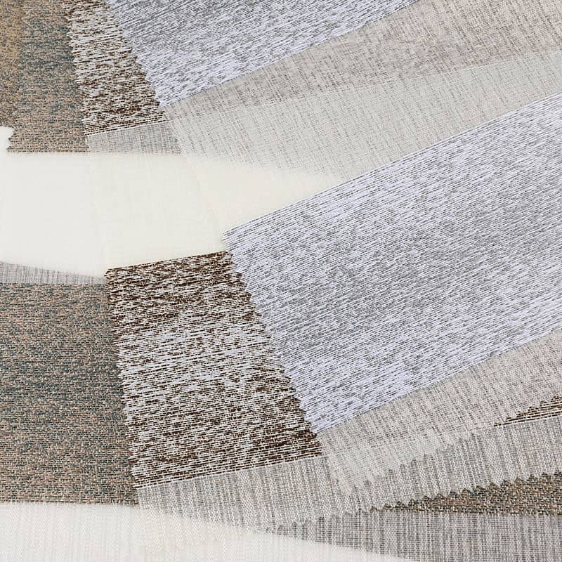 GD11 Verstellbarer, leichter, doppellagiger, halbverdunkelnder Zebra-Rollostoff