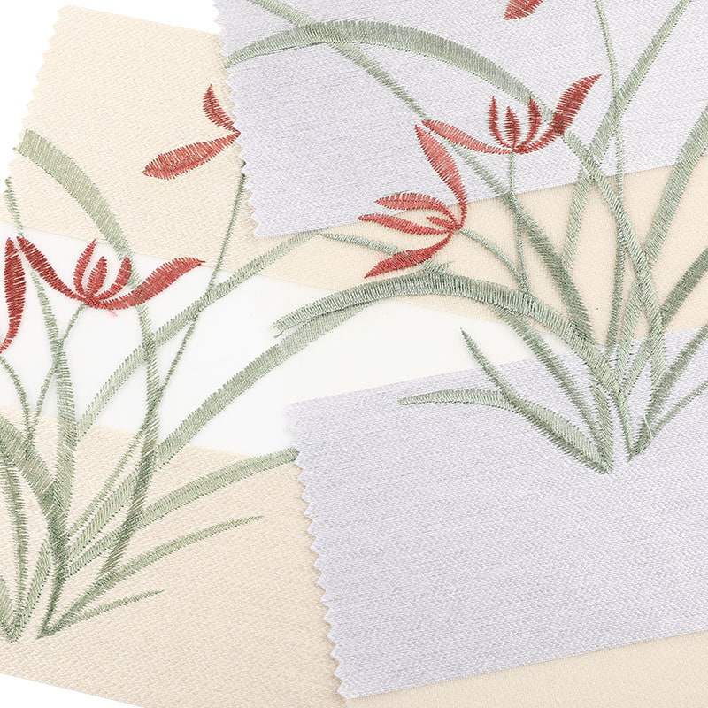 YX036 Klassischer Retro-Innen-Jacquard-Zebra-Rollostoff