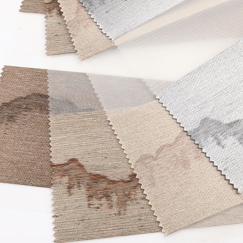 GD08 Starkes Gefühl von Stereo-Jacquard-Zebra-Rollostoff