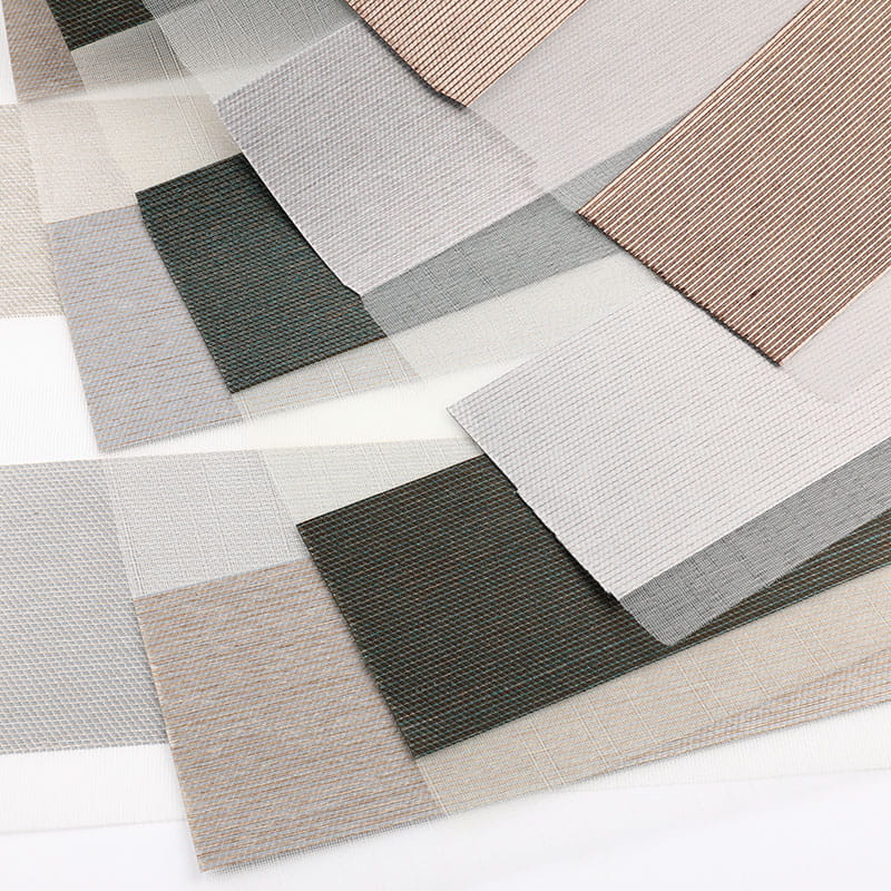 F078 Hotel-Schlafzimmer-Streifen, halbverdunkelnder Zebra-Rollostoff