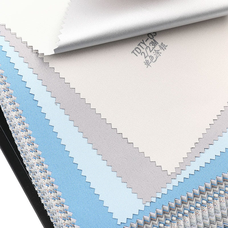 TDTY 200/230 cm Silberbeschichtung, 100 % Verdunkelungsrollostoff