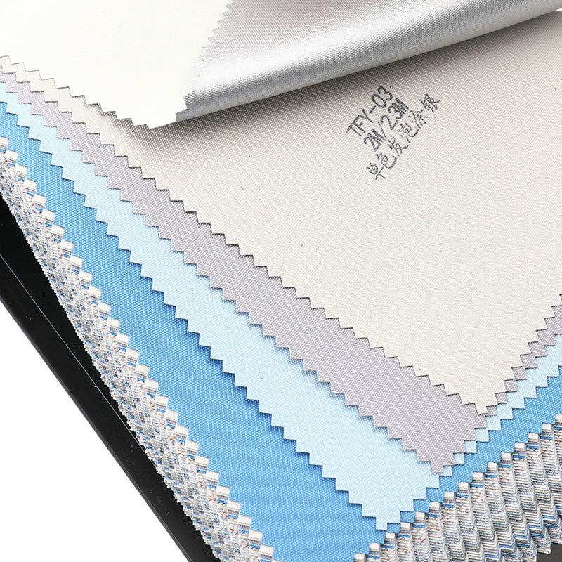 TFY Foam Silver Coating Economy 100 % Verdunkelungsrollostoff